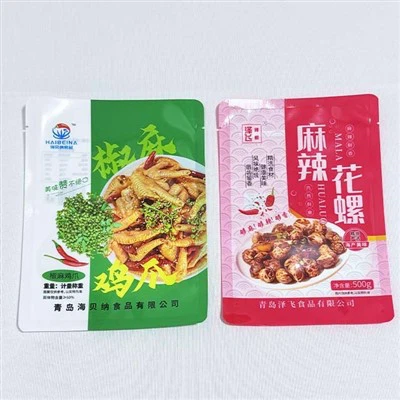 Bia Saincheaptha - Cosa Sicín Piobar Sichuan Grád i dTrí Mhála Pacáistithe Fuinneog Trédhearcach Séalaithe le Taobhanna